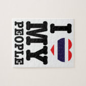 Puzzle I Heart (Love) My Thai People (Horizontal)