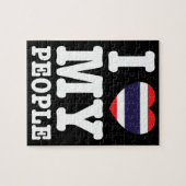 Puzzle I Heart (Love) My Thai People (Horizontal)