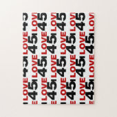 Puzzle I Love 45 (Vertical)
