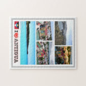 Puzzle I LOVE Antigua - (Horizontal)