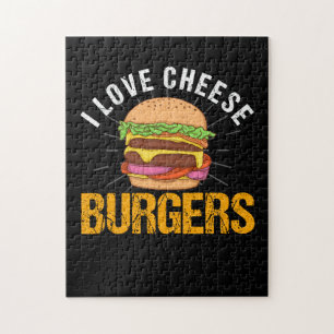 Puzzle I Love Cheese Burgers, Hamburger