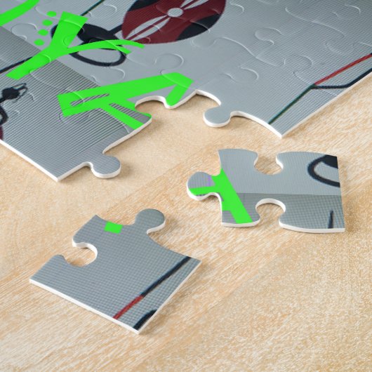 Puzzle I Love Kenya Art Print (Côté)