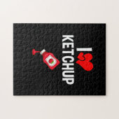 Puzzle I love ketchup (Horizontal)