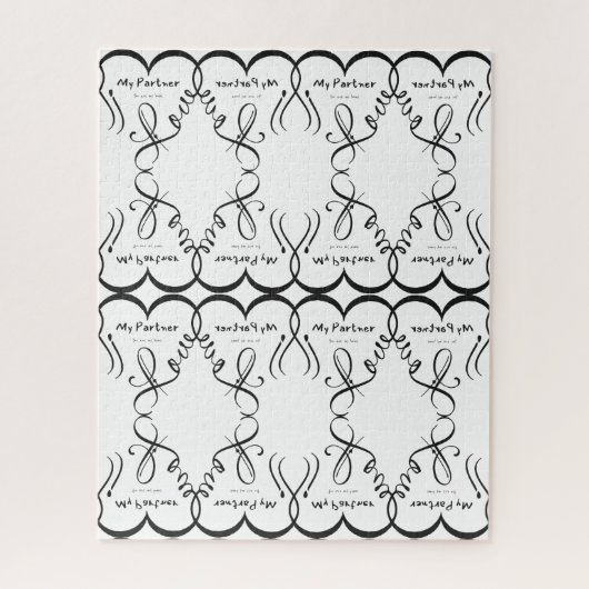 Puzzle I love my partner • You are my home (Vertical)