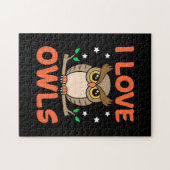 Puzzle I Love Owls (Horizontal)
