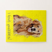 Puzzle I Love Puzzles, Beautiful Dogs et Fun (Horizontal)
