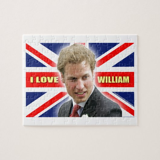 Puzzle I Love William (Horizontal)