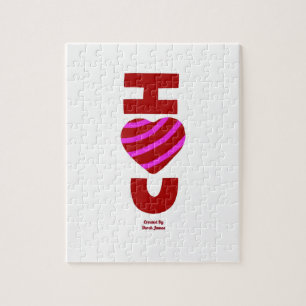 Puzzle I Love You 20,3 cm x 25,4 cm
