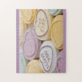Puzzle I Love You Sweet Candy Valentine Hearts (Vertical)