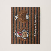 Puzzle I’m a Cow Turkey | Funny Thanksgiving Disguise (Vertical)