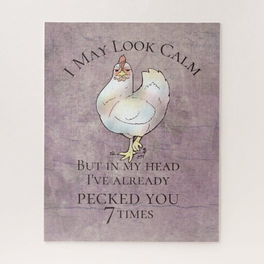 Puzzle "I May Look Calm" (Vertical)
