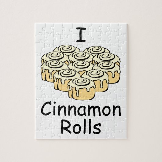Puzzle I petits pains doux d'amour de Rolls de cannelle (Vertical)