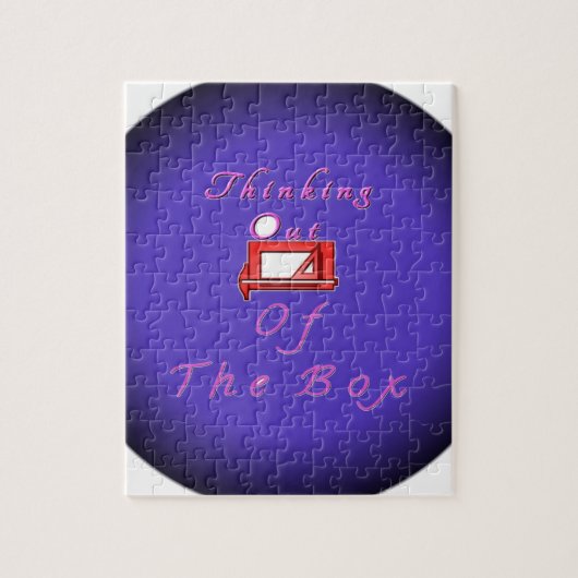 Puzzle I Think Out of the Box : Design créatif (Vertical)