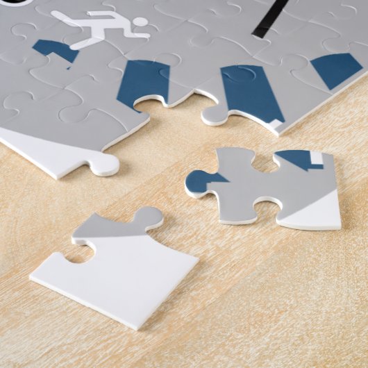 Puzzle I tri par conséquent je suis triathlon (Côté)