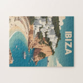 Puzzle Ibiza, Espagne Affiche de voyage (Horizontal)