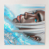 Puzzle Ice Prince Melanin Black Boy Magic Bruh Winter Bro (Horizontal)