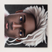 Puzzle Ice Prince Melanin Black Boy Magic Bruh Winter Bro (Horizontal)