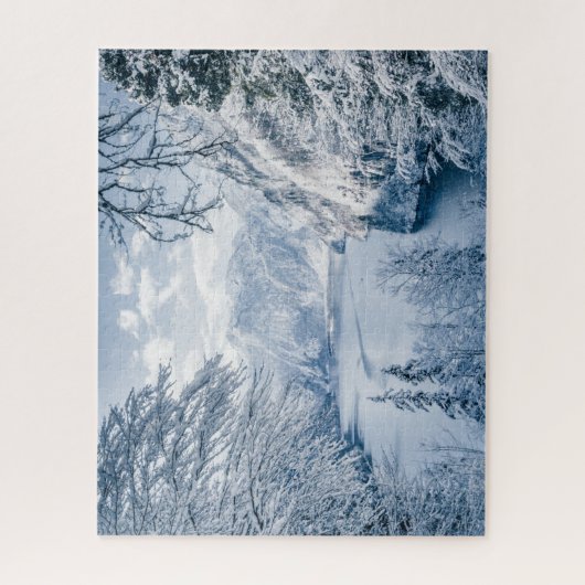 Puzzle Ice & Snow | Königssee Lake, Germany (Vertical)