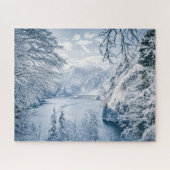 Puzzle Ice & Snow | Königssee Lake, Germany (Horizontal)