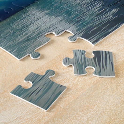 Puzzle Iceberg sur le lac Mendenhall en Alaska (Côté)