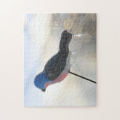 Puzzle Icicles Sur Ornement De Pelouse Oiseau Tempête D'H (Vertical)