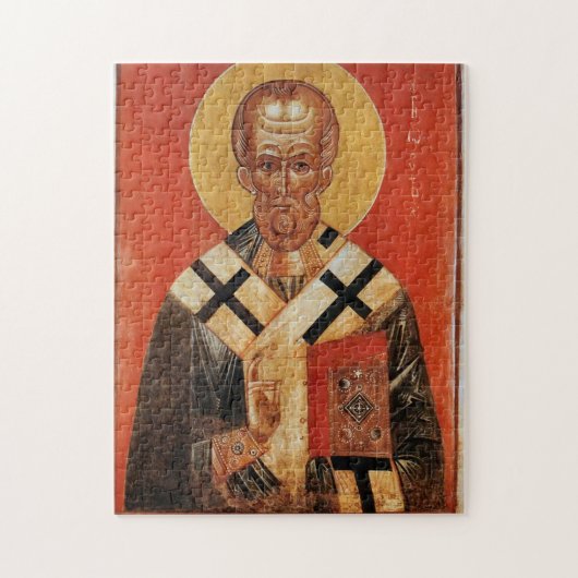Puzzle Icône chrétienne orthodoxe de Saint Nicolas (Vertical)