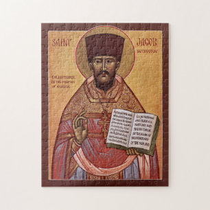 Puzzle Icône chrétienne orthodoxe de St. Jacob d'Alaska