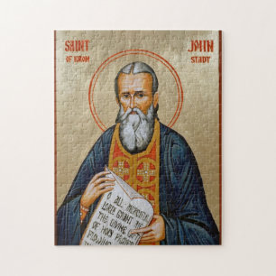 Puzzle Icône chrétienne orthodoxe de St. John Kronstadt