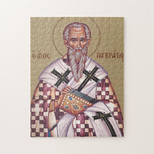 Puzzle Icône chrétienne orthodoxe de St. Pankratios de Ta (Vertical)