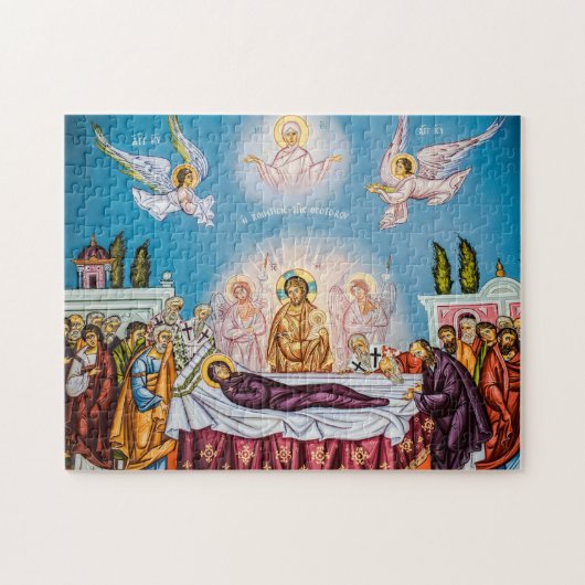 Puzzle Icône de la Dormition des Theotokos (Vierge Marie) (Horizontal)