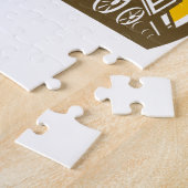 Puzzle Icône de train de locomotive à vapeur (Côté)