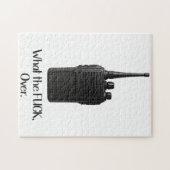 Puzzle Icône Fu*k Sur L'Icône Drôle Walkie Talkie (Horizontal)