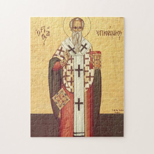 Puzzle Icône orthodoxe chrétienne de St. Epiphanios de Ch (Vertical)