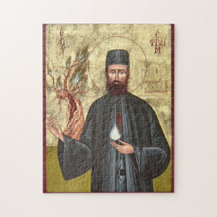 Puzzle Icône orthodoxe chrétienne d'Ephraïm le Nouveau Ma