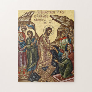 Puzzle Icône orthodoxe chrétienne du Christ ressuscité