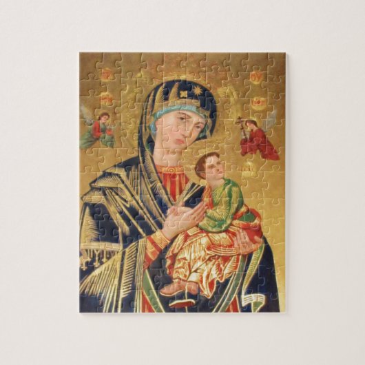 Puzzle Icône orthodoxe russe - Vierge Marie et bébé Jésus (Vertical)