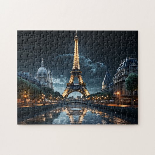 Puzzle Icone Paris La Tour Eiffel et la Seine (Horizontal)