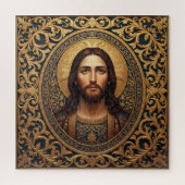 Puzzle Icône sacrée dorée - Jésus (Vertical)
