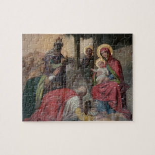 Puzzle icônerie orthodoxe serbe à l'église de Valjevo. -
