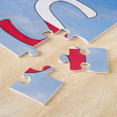 Puzzle Iconic Texas Image, Windmill et Texas Logo (Côté)