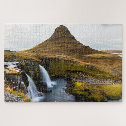 Puzzle Iconique montagne Kirkjufell en Islande (Horizontal)