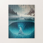 Puzzle Icy Mountain View (Vertical)