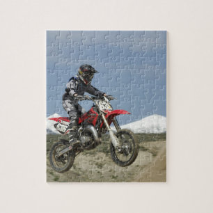 Puzzle Idaho, course de motocross, course de moto