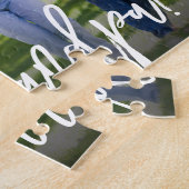 Puzzle Idée cadeau de fête des pères photo grand-père per (Côté)