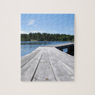 Puzzle Idée estivale sur un fjord suédois solitaire