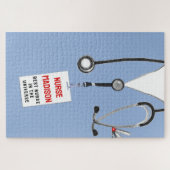 Puzzle Idées Cadeau Infirmière personnalisée (Horizontal)