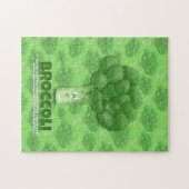 Puzzle idiot de bande dessinée de brocoli (Horizontal)