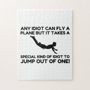 PUZZLE IDIOT SKYDIVING