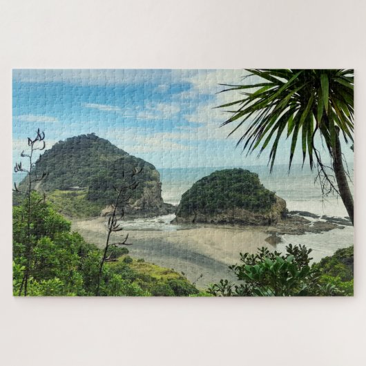 Puzzle Idyllic Bethells Beach Côte Photo (Horizontal)
