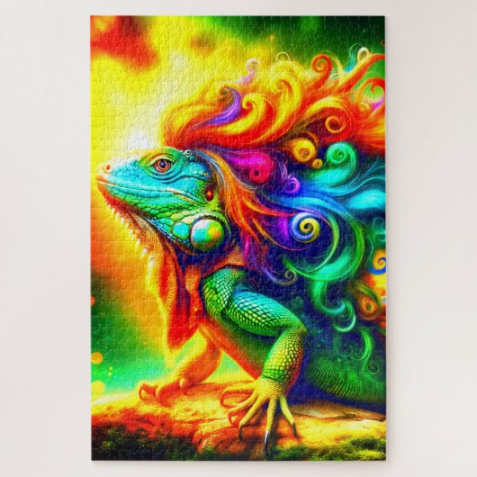 Puzzle Iguana (Vertical)